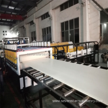 three layers foam board decorative board making machine